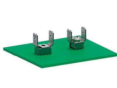 Power Terminals-voeding op printplaat